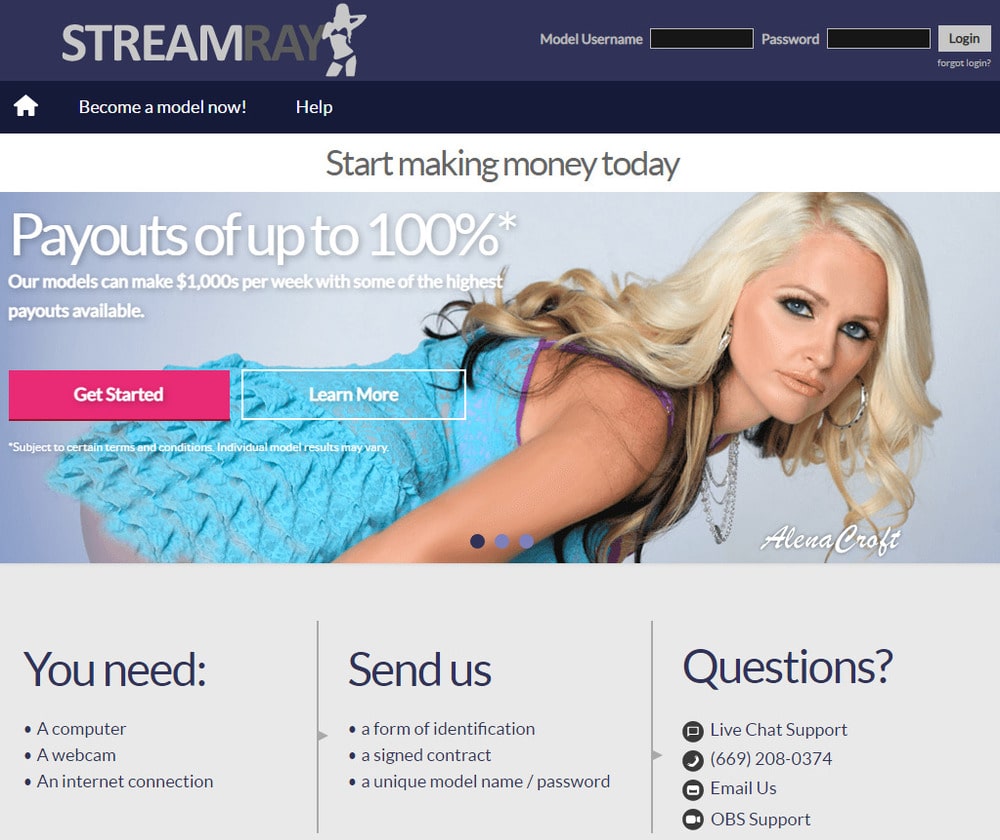 Как зарегистрироваться на платформе StreamRay?
